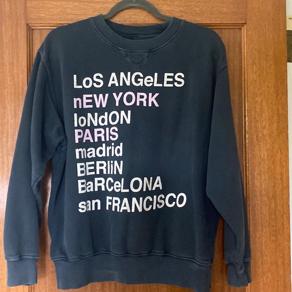 Anine Bing black sweatshirt